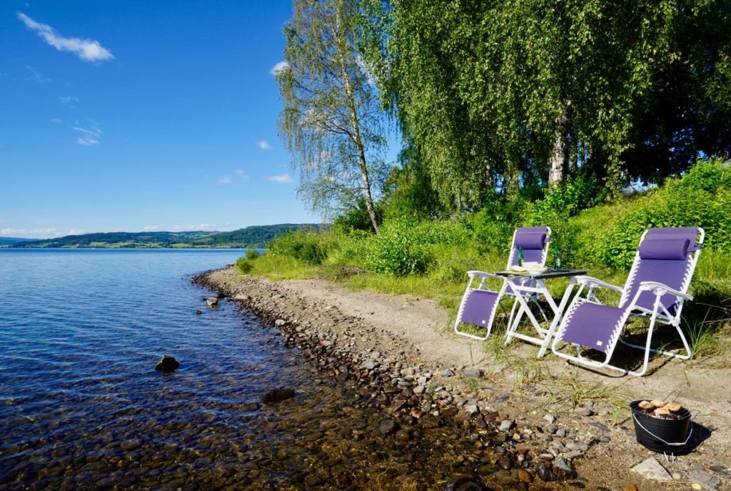 Glamping randsfjorden beach review