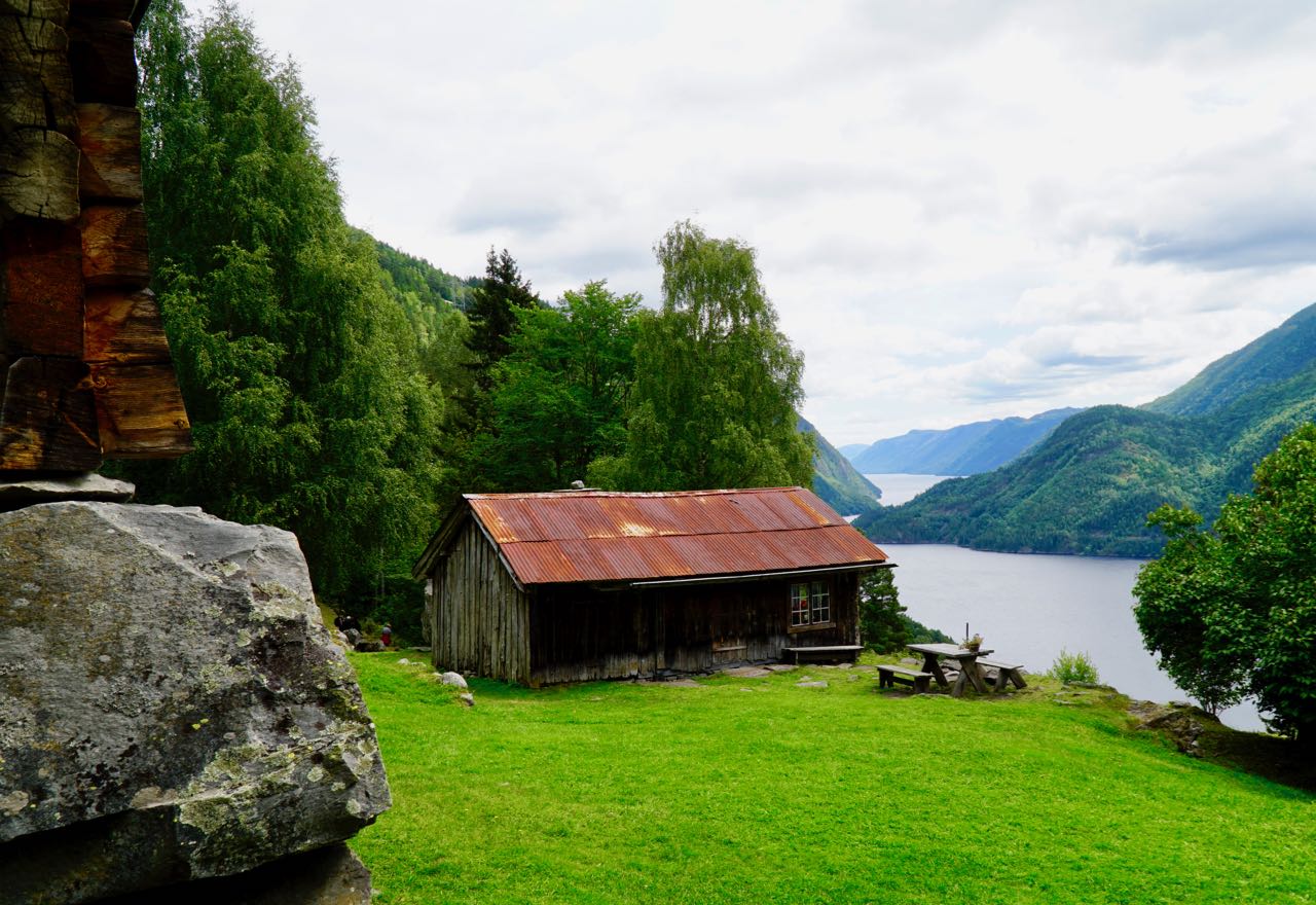 Rui farm green views telemark canal