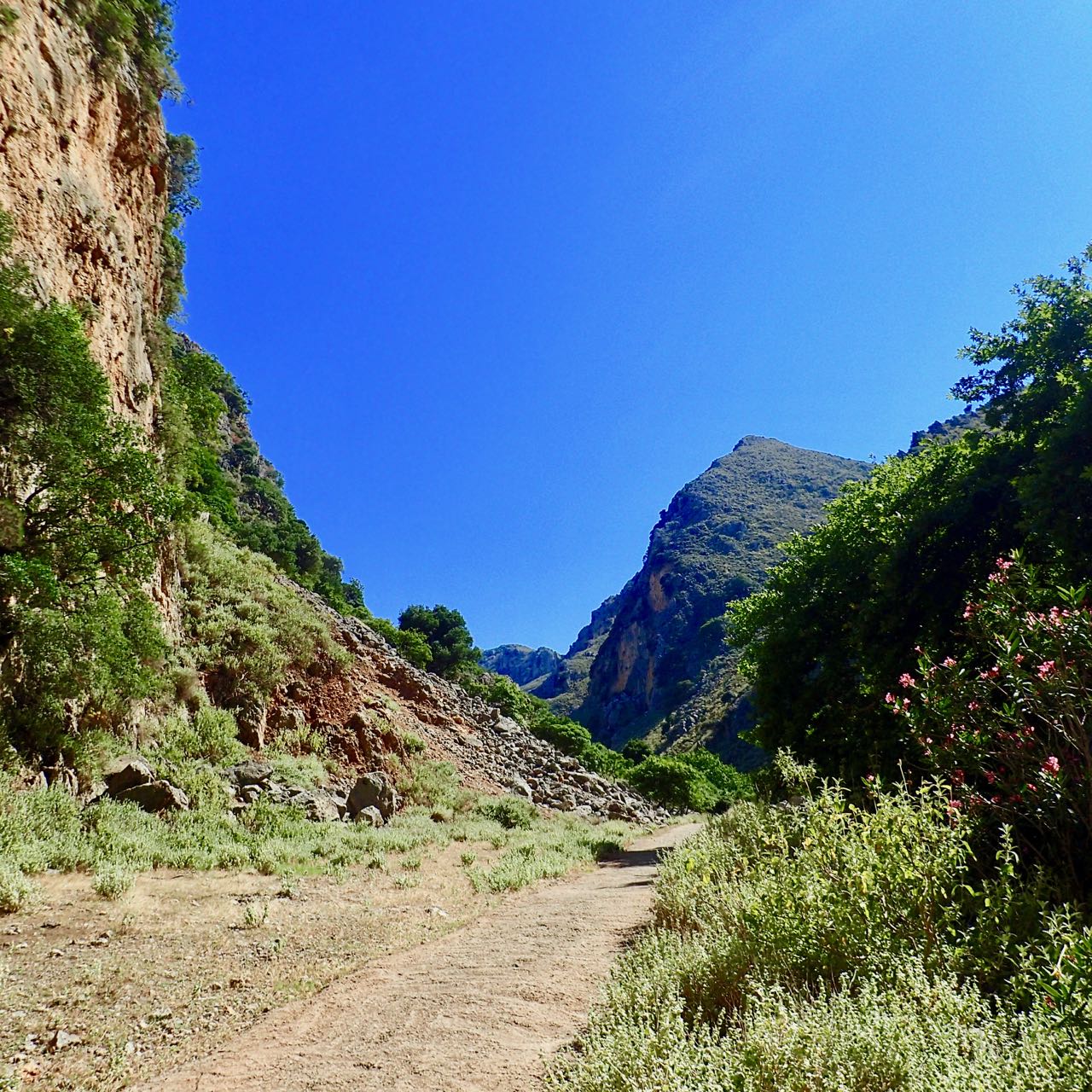 Deliana gorge path road