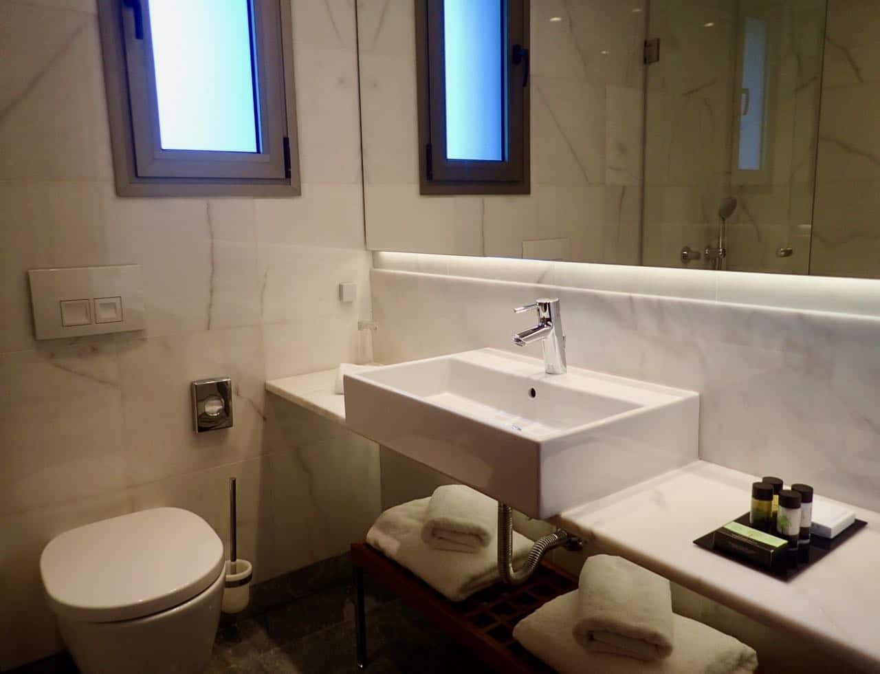 Samaria Hotel Chania bathroom review