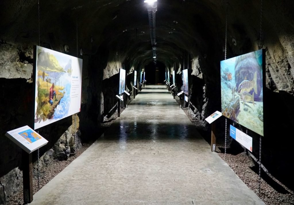 Kvåsfossen visitor center underground review