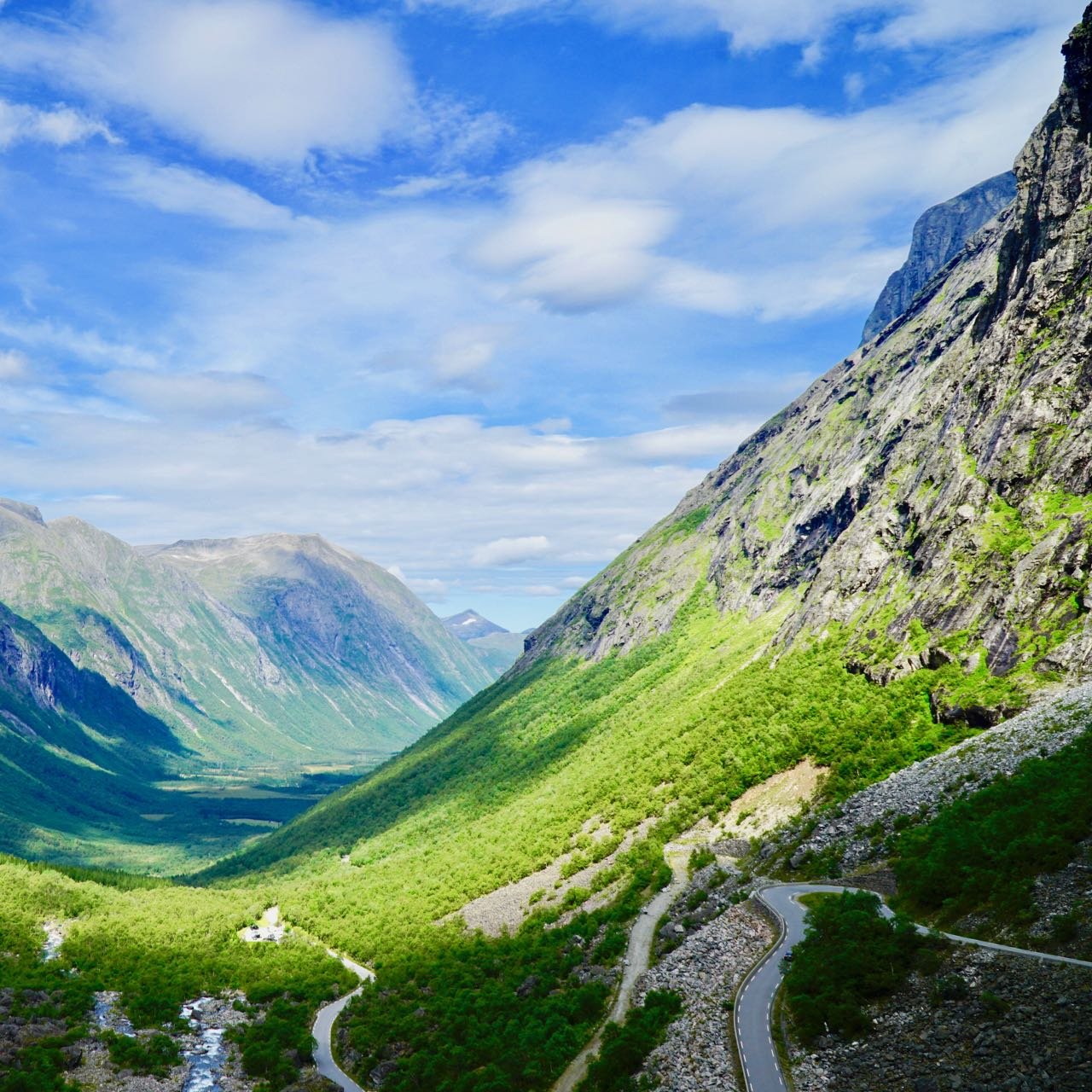 Reiserute bilferie Norge Trollstigen hårnålsvinger