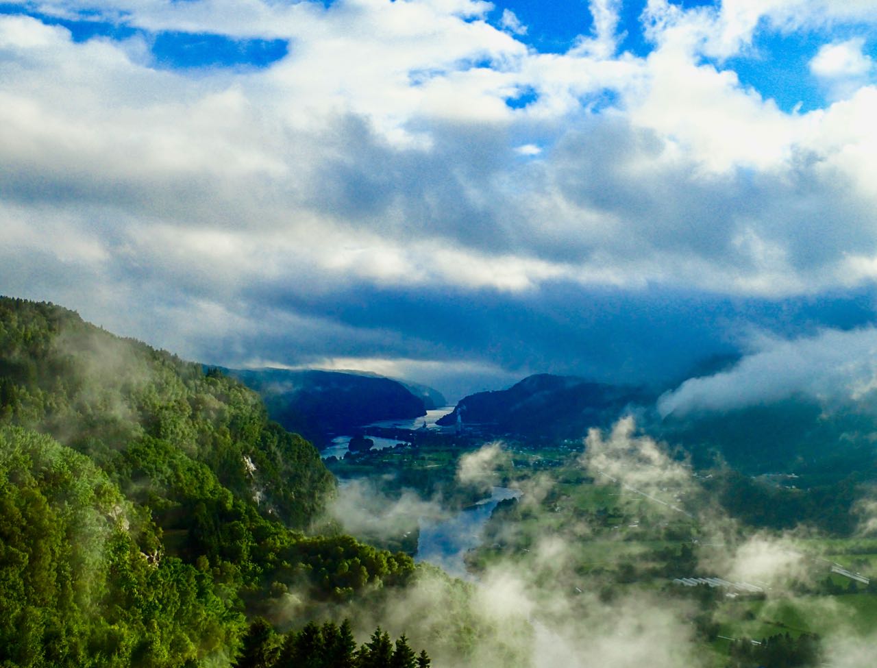 Reiserute bilferie Norge Kvinesdal utsikt