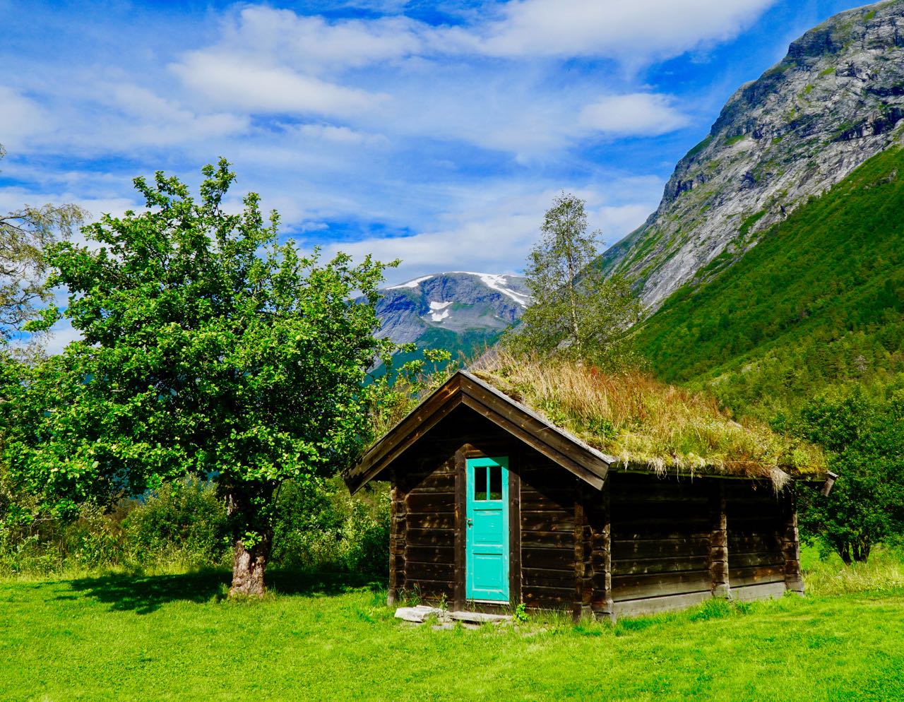 Reiserute bilferie Norge hytte fjell