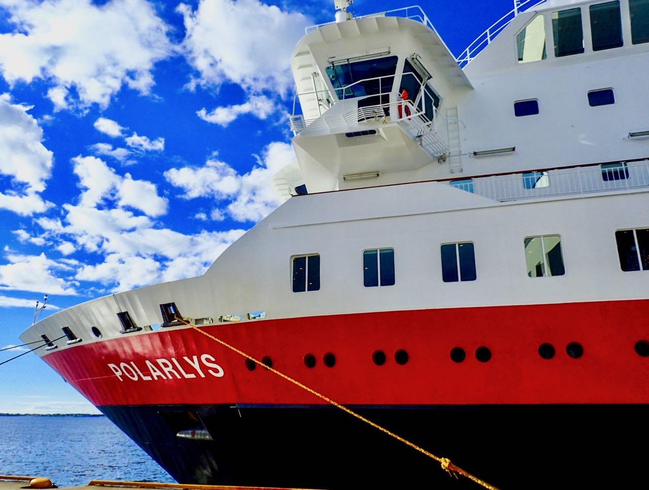 Reiserute bilferie Norge Hurtigruten MS Polarlys Bergen