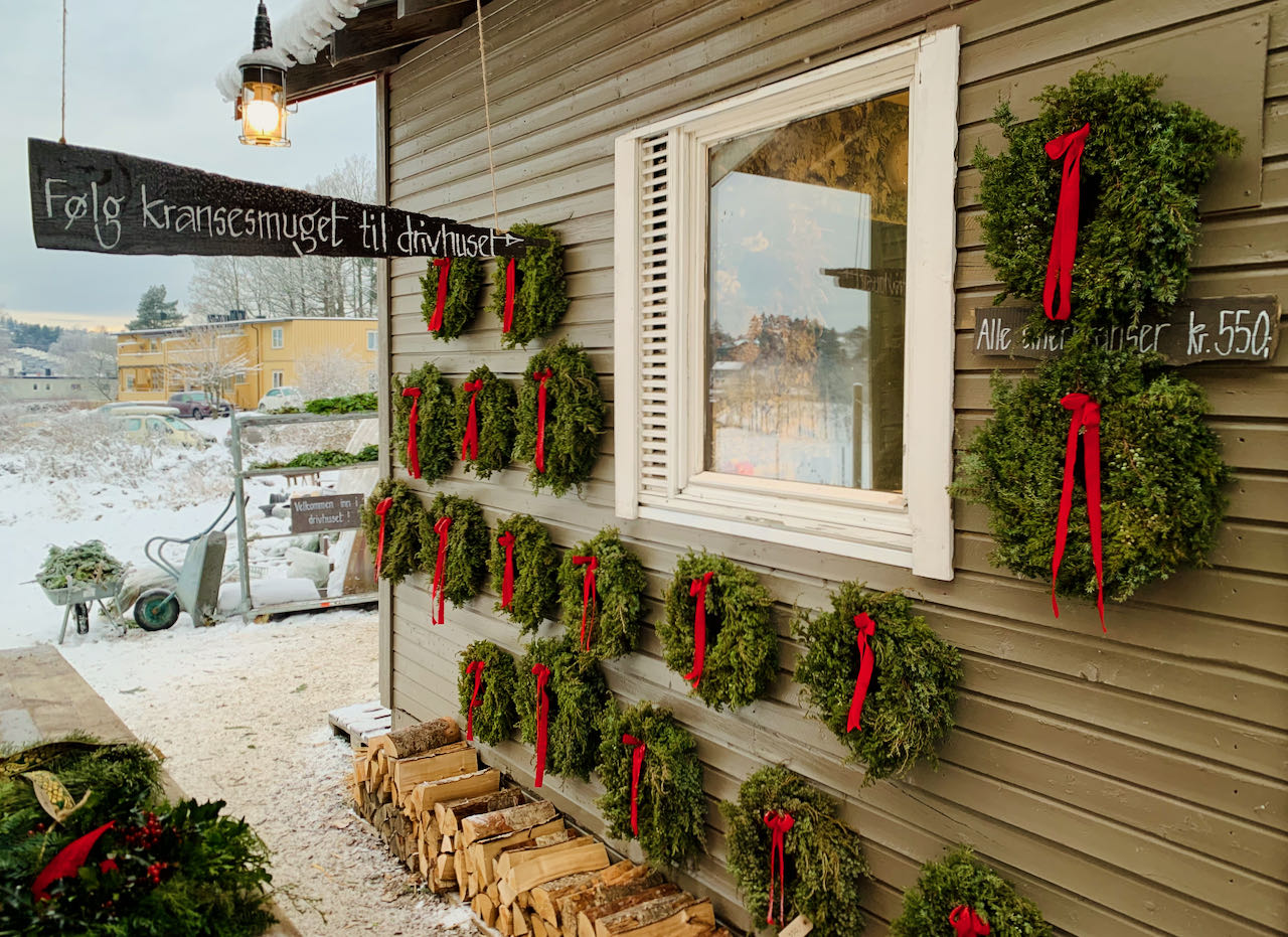 The Blomsterhagen in Abildsø Christmas Market