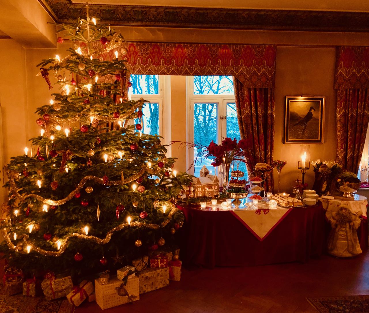 Thorskogs Slott Jul juletre kakebord anmeldelse