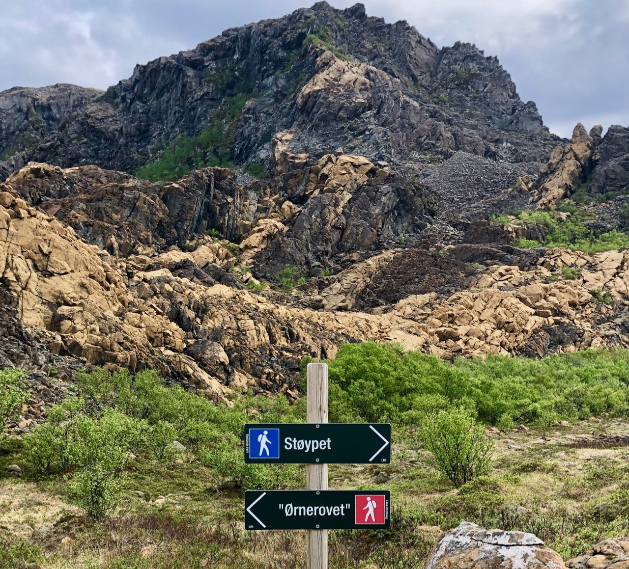 Hike to Ørnerovet on Leka