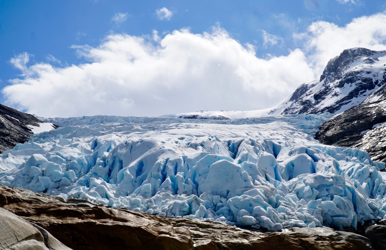 Svartisen Engabreen glacier