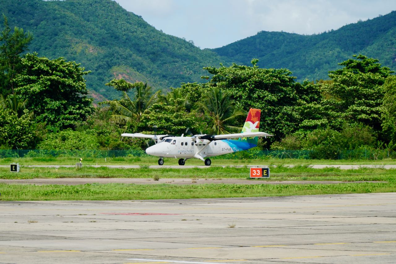 Omtale Air Seychelles Mahe Praslin Twin Otter