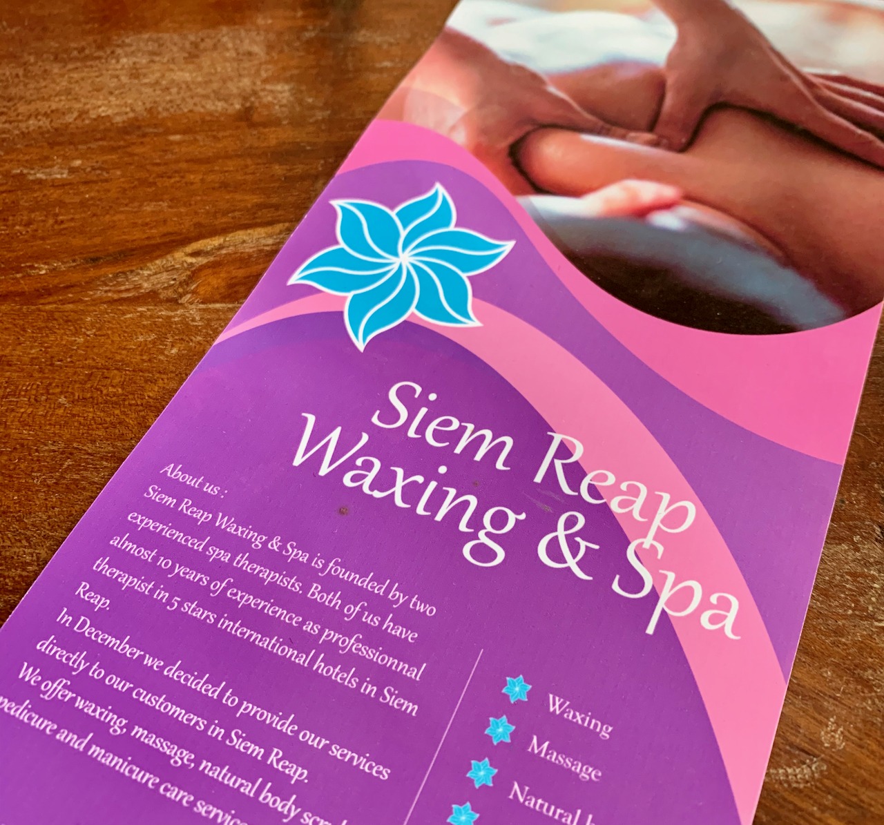 Siem Reap Waxing & Spa Ansvarlig turisme Siem Reap