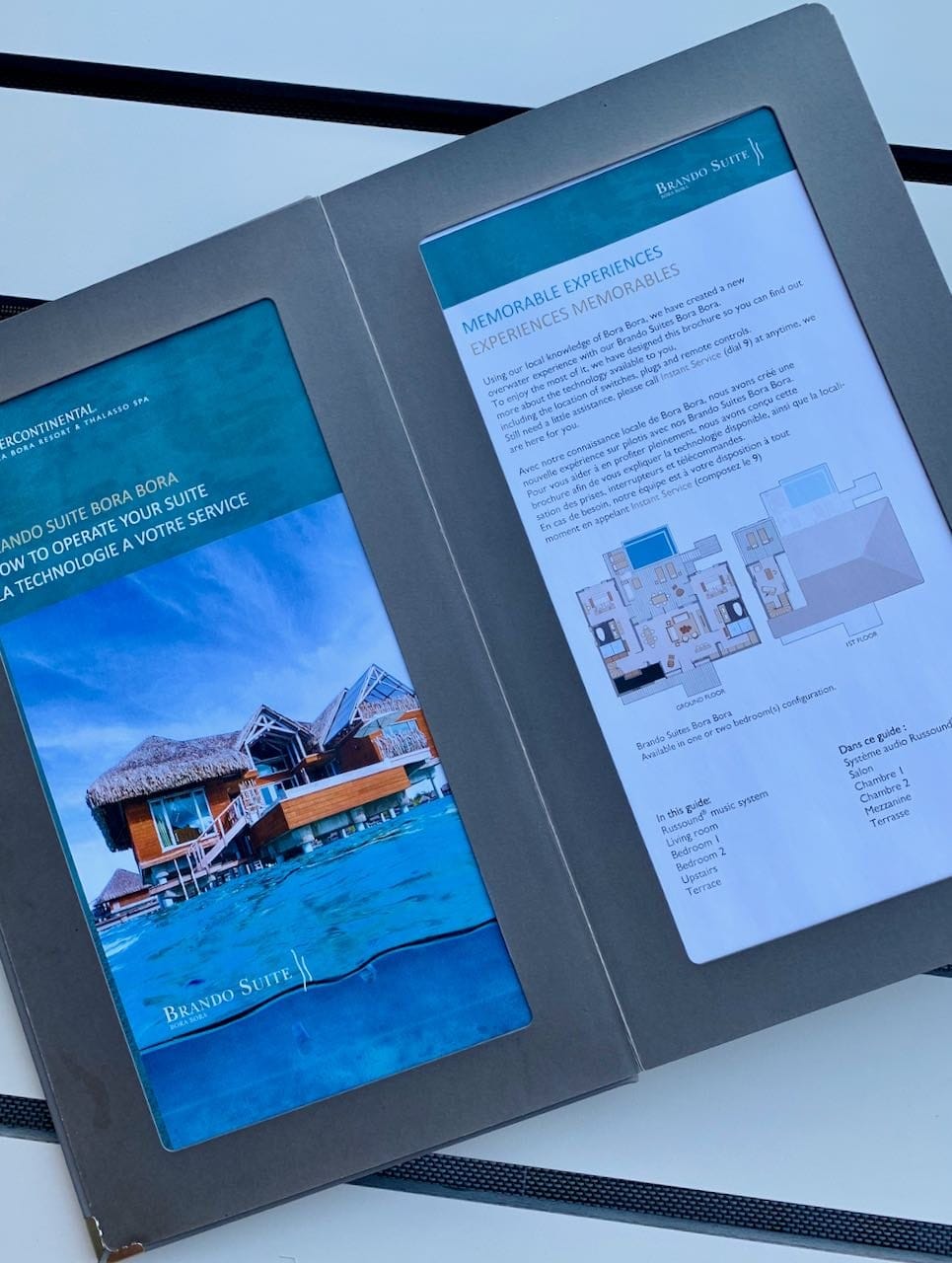 Instruksjonsbok Brando Suiten på InterContinental Bora Bora Resort & Thalasso Spa Anmeldelse