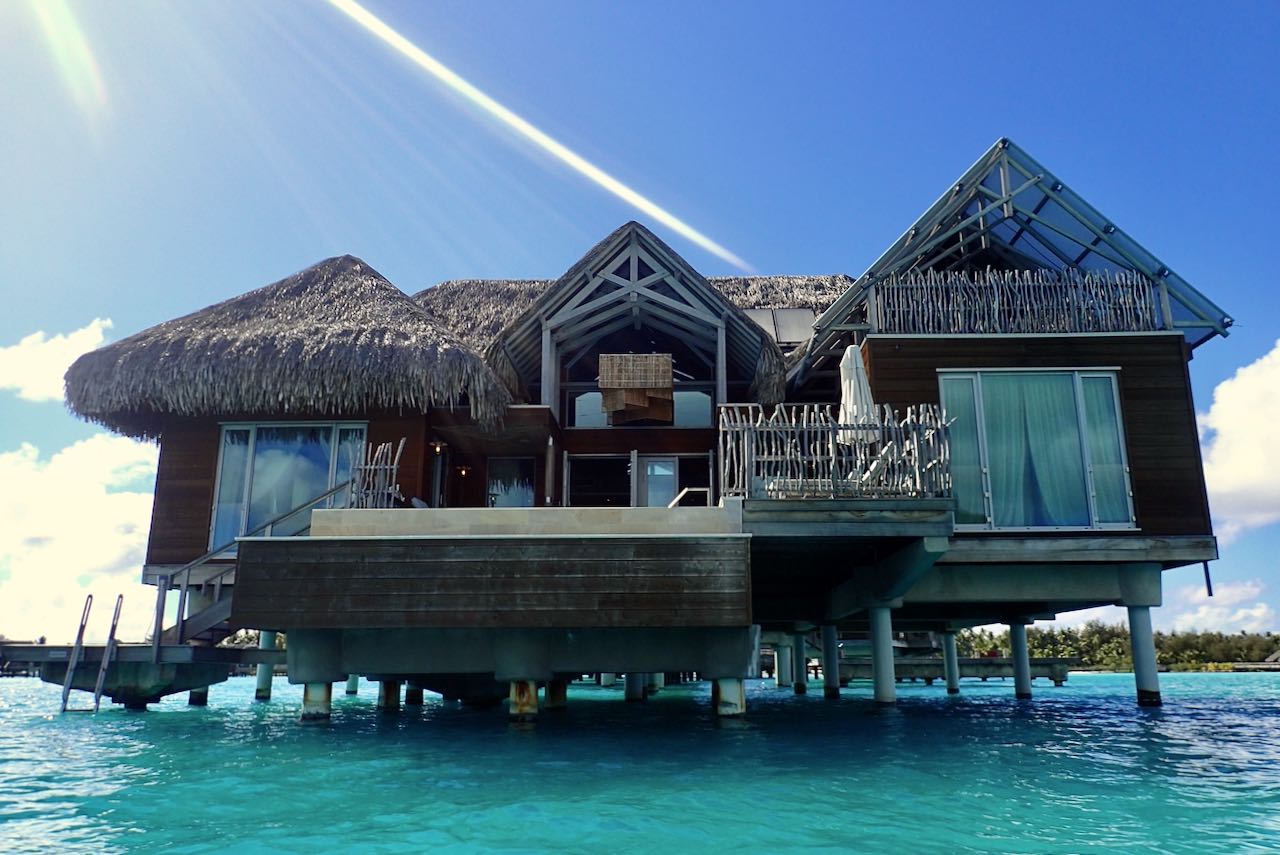Review: The Brando Suite at the InterContinental Bora Bora & Thalasso 
Spa View from the Water