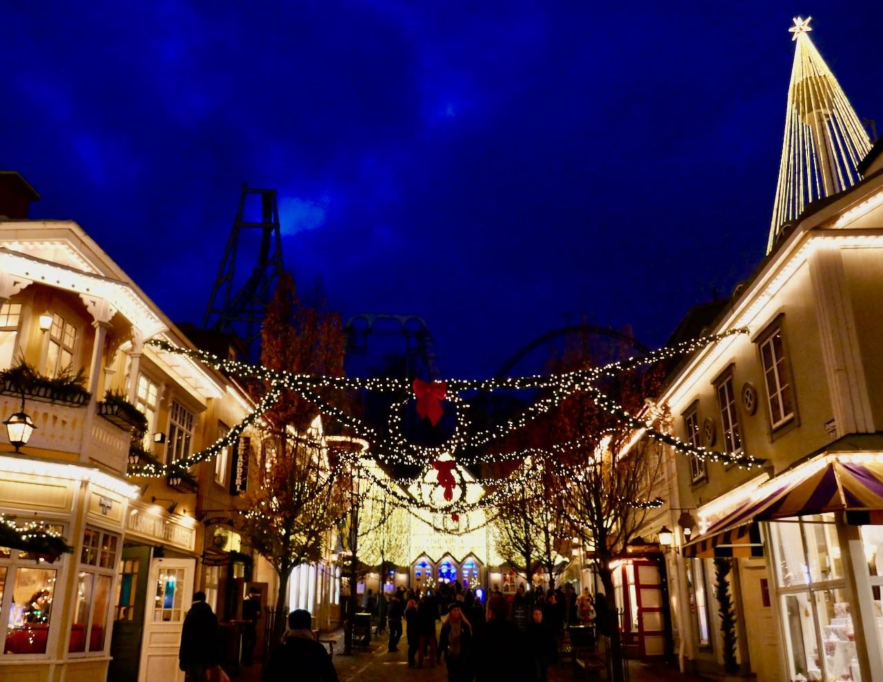 Christmas lights at Liseberg Gothenburg 