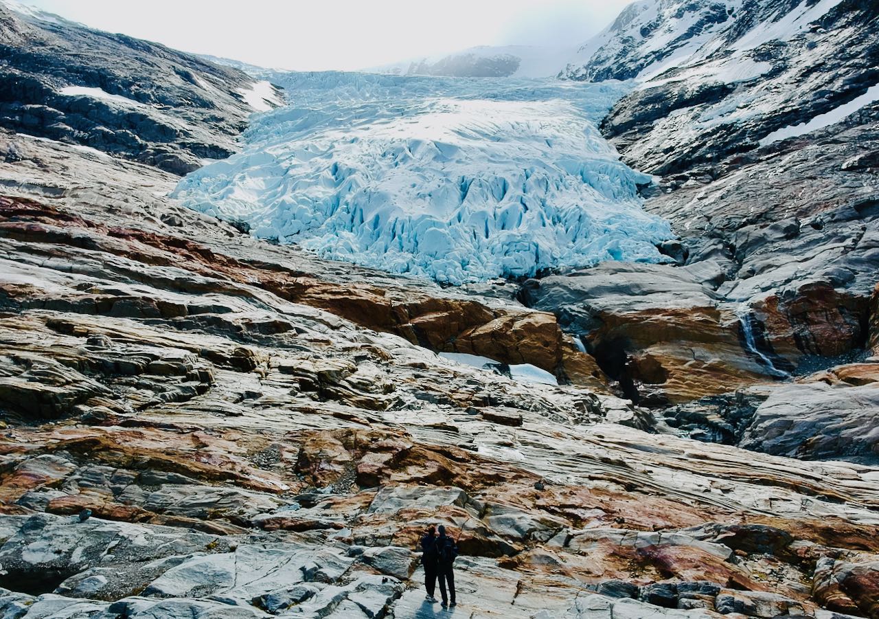 Svartisen Engabreen Glacier The Coastal Route Norway