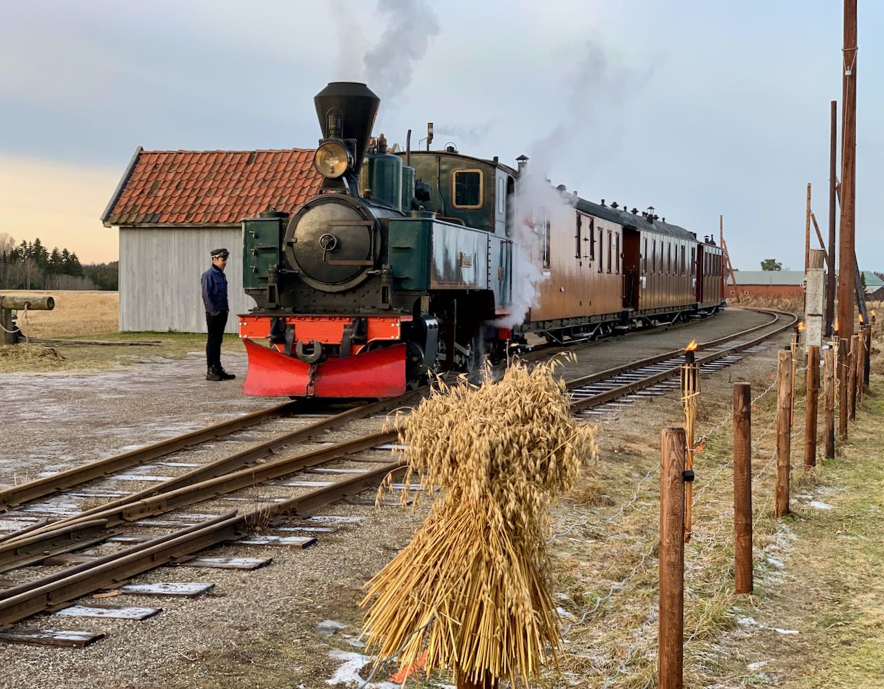 Christmas Train Ride at Tertitten, Urskog- Hølands railway 