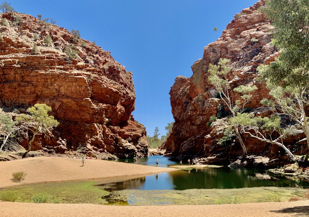 Ellery Creek Big Hole West MacDonnell National Park Australia