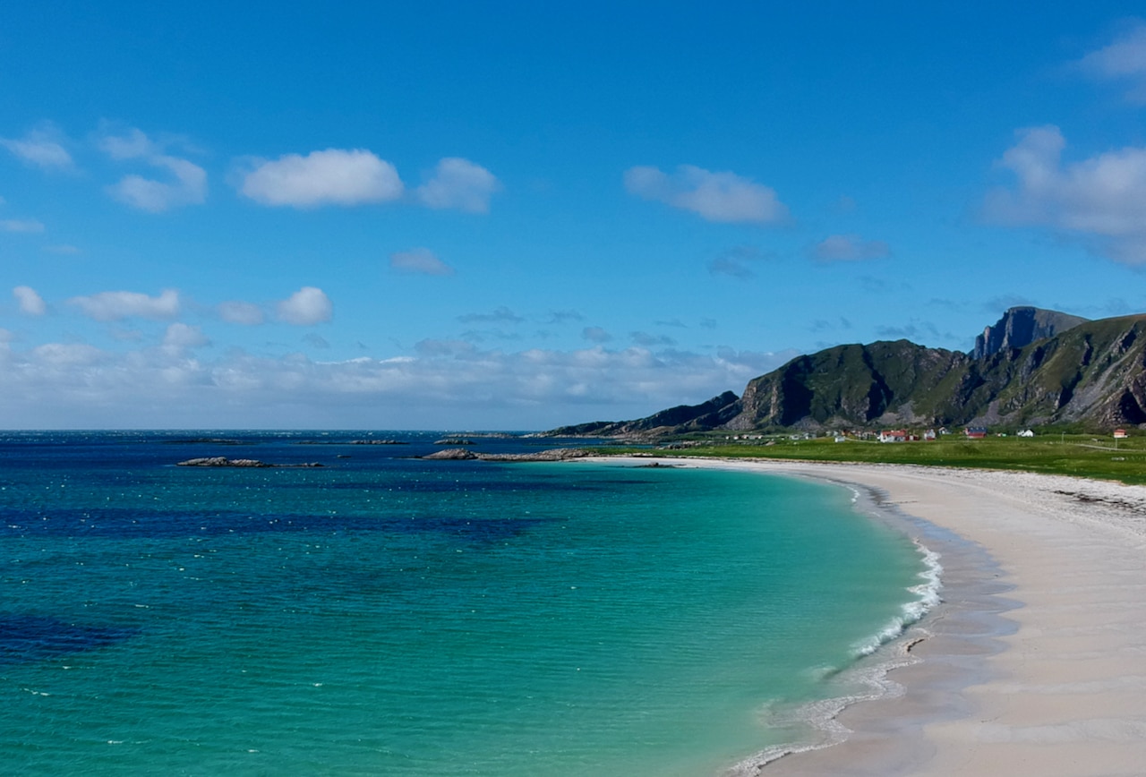 STAVE (Norwegian Scenic Route Andøya): The beaches on the island of Andøya are a delight to the eye.