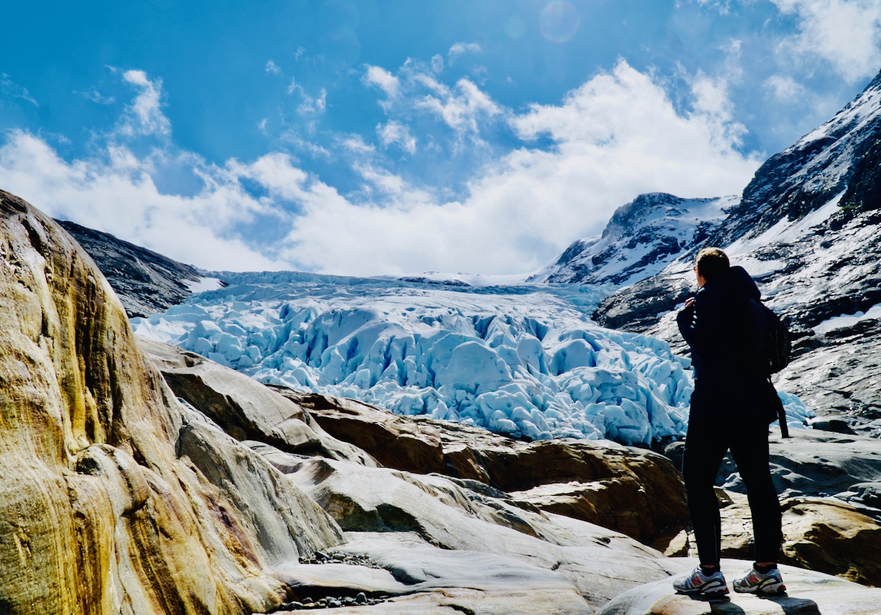 MELØY (Norwegian Scenic Route Helgelandskysten): Seeing the Svartisen glacier up close is a powerful sight.